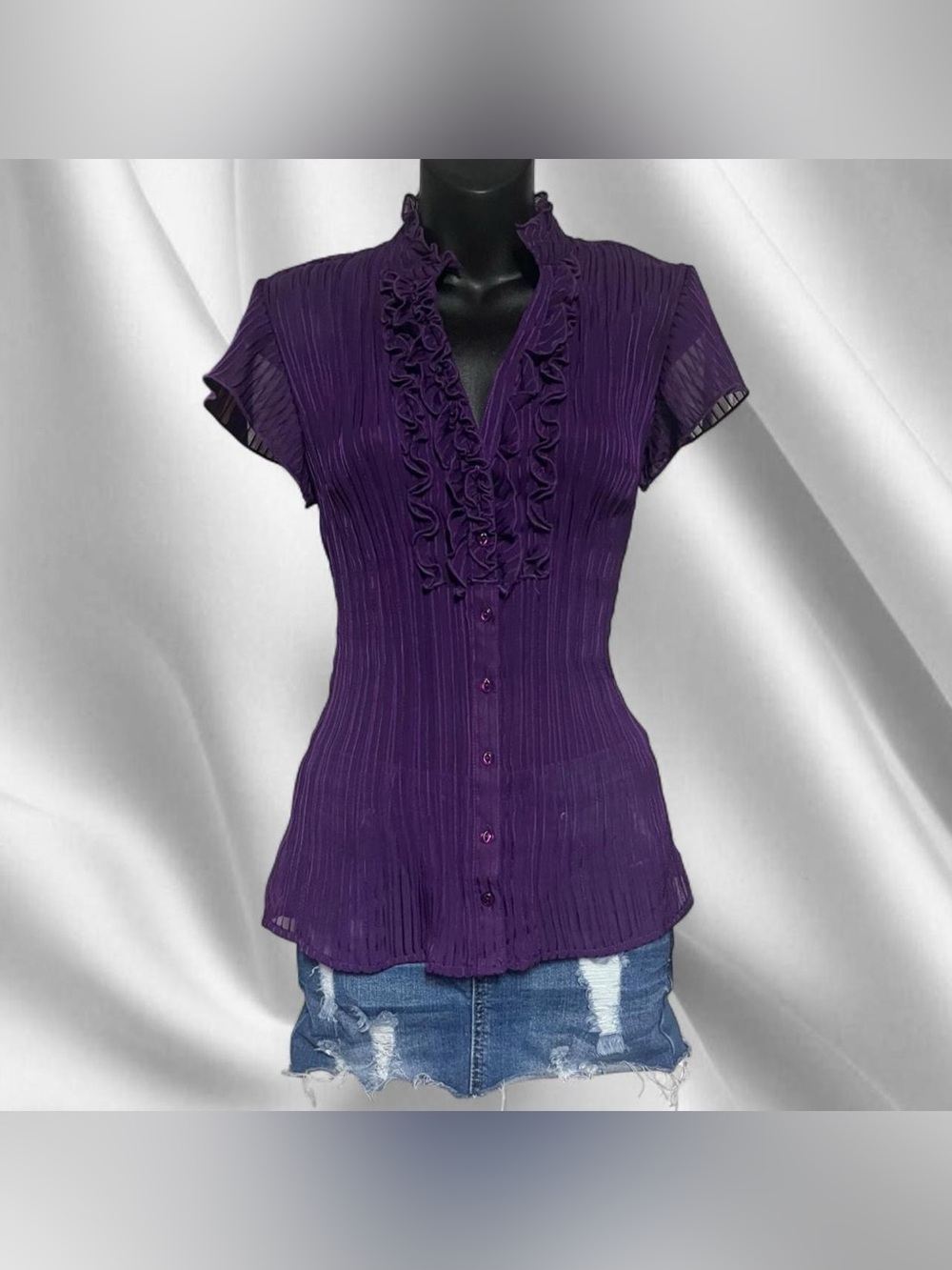 Y2K Ricki’s Purple Blouse